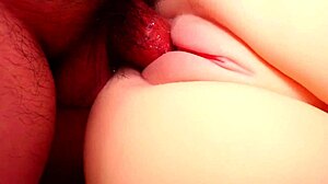 Lonely Guys Double Penetrate Cute Shaved Fuck Dolls' Big Hairless Pussies Up Close