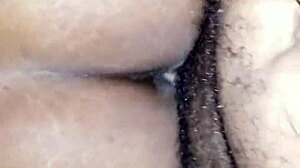 My quick cum after ebony wife massage