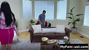 stepdaughter daddy doggystyle riding bent over caught risk