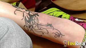 imagine this pale slut impaled deeply on that huge cock from every angle