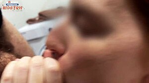 Why Did Party Wife in Pigtails Deepthroat Stranger's Cock Behind Husband's Back?