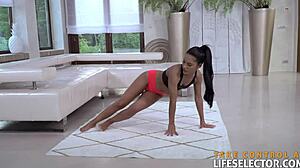 Apolonia Lapiedra shines cute in interactive POV with playful moves and positions