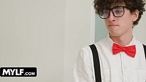 so the babysitter holly lace with big ass and nipples rides boss cock in mylf taboo scene