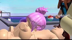 Hey sucking this furry Roblox cock feels wild