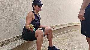 lost the bet, now strip and take this mechanic's cock like a good slave