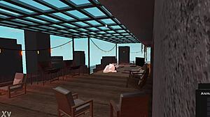 big cock whore in roblox roleplay begs for deepthroat cum and monster orgasm