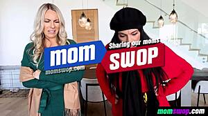 curvy step-moms with BOUNCING BOOBS swap sons in supportive orgy!