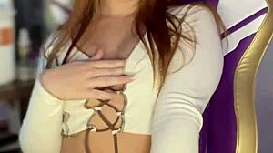 cute latina neighbor flashes lingerie body since she was young