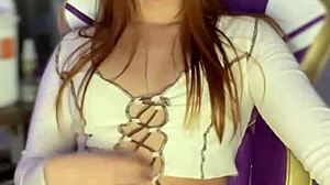 cute latina neighbor flashes lingerie body since she was young