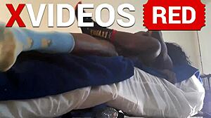 bold ebony bbw milf rides cock cowgirl creampie style