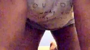 Ebony Milf's Teasing Strip Leads to Monster BBC Deepthroat Creampie