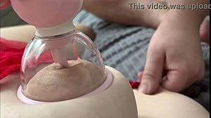 That vacuum tongue on my nipples felt amazing during the massage