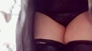 wanna see me unbox these anal toys and try wet look clothes on my chubby ass?