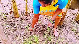 village maid big boobs fucks landowner outdoor telugu dirty talk