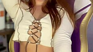 cute latina neighbor flashes lingerie body since she was young