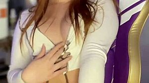 cute latina neighbor flashes lingerie body since she was young