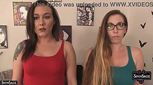 Hot Babes Sinn Sage Samantha Grace Squeeze Juicy Tits