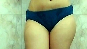 Girlfriend's Big Boobs Fingering Bathroom Tease?