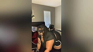 EbonY BBW Big Booty Cheating Slut Wife Treated Like Fuck Doll with Monster Cock Part 1