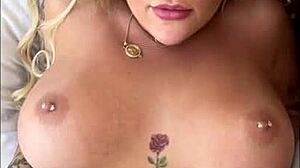 Big ass blonde babysitter blows and creampies in cheating wife neighbor sex tape pt 2 amateur goth cum in mouth