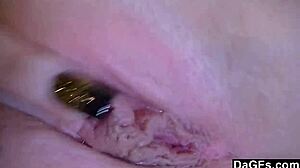 dagfs teen with big tits strips fingers pussy for easy cash in bedroom