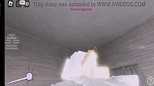 Blonde milf with big tits fucked by roblox devil monster cock