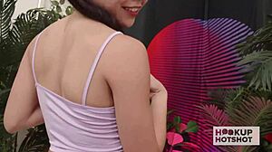 I uh meant to say this tiny hooker Brianna Arson begged for my monster cock pounding her deep