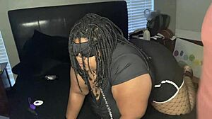 EbonY BBW Big Booty Cheating Slut Wife Treated Like Fuck Doll with Monster Cock Part 1