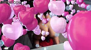 Sailor Latina bends over flashing hairy pussy before intense dildo squirting solo