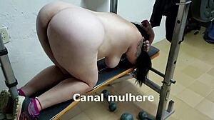 Danielinha's big ass and horny brunette teen fetish drive wild European reality action
