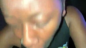 Teen neighbor hides sloppy deepthroat blowjob creampie from everyone next door