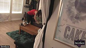 Hot Babes Sinn Sage Samantha Grace Squeeze Juicy Tits