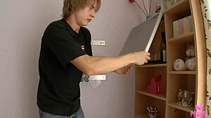 zoe d rims him eagerly before switching to doggystyle pounding