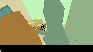 school nerd sucks cock then gets pussy fucked hard in bathroom after blowjob