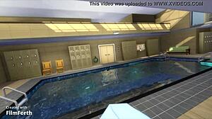 Wife workouts turn interracial cuckold gym sessions with tattooed husband watching