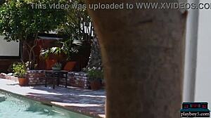 petite blonde milf kenna james strips amazingly in softcore