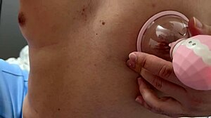 That vacuum tongue on my nipples felt amazing during the massage