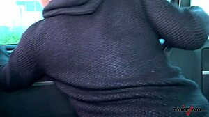 hey milf secretary, ready to deepthroat double cocks in this driving van?