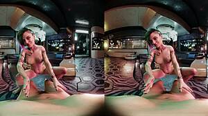 judy alvarez dying to lick and ride at v's apartment