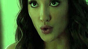 Big Tits Milf Facesits and Makes Out With Roommate Hungrily