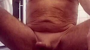 Chris teases shaved body in homemade shower bathing show with smooth skin reveal