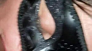 wanna see this masked milf roughly suck masked cock?