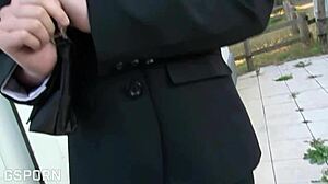 sexy japanese teen 18+ rides expert cock cowgirl with creampie after blowjob and pussy licking uncensored