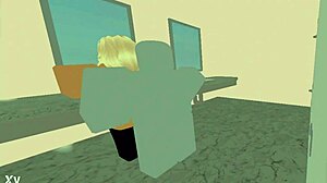 school nerd sucks cock then gets pussy fucked hard in bathroom after blowjob