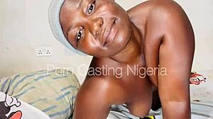 curvy black bbw with big tits fingers fat ass in casting interview