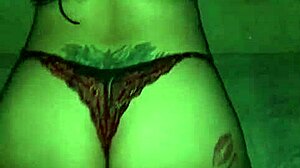 Wiggling my big ass in red thong for huge cocks to pound doggystyle