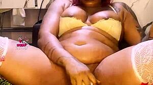 Ugly Milf Squirts Hard on Dildo While Masturbating Wet Pussy Solo