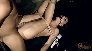 bound beauty teases then hungers for master's deep ass thrusting part 3