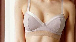 i adore these flowery panties hugging her cute model curves perfectly