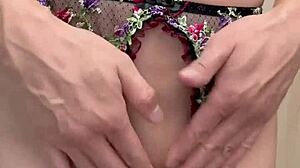 Prim schoolgirl's secret panties hide bell clit anal training